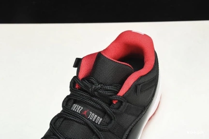 BLACK 528895-012 MENS AIR RED 11 RETRO JORDAN  LOW "BRED" 1111